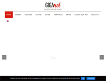 Tablet Screenshot of giganetitalia.com